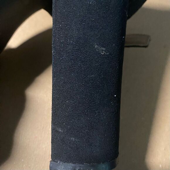 CANDIE’S Women’s Peep Toe Black Block Heel Sandals Size 8.5 - Picture 11 of 11